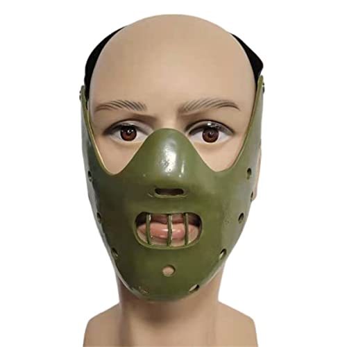 UIUKDWUC Silence of Lambs Maske Hannibals Halbgesichtsmaske Cosplay Kostüm Requisiten für Halloween Party UIUKDWUC Silence of Lambs Maske Hannibals Halbgesichtsmaske Cosplay Kostüm Requisiten für Halloween Party von UIUKDWUC