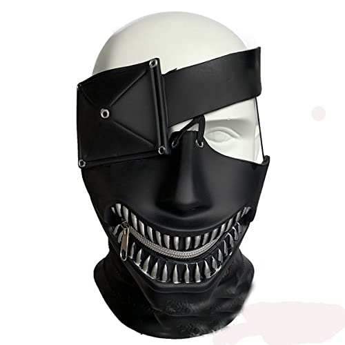UIUKDWUC Tokyos Ghouls Jinmuyan PVC-Maske, Ghoul-Maske, Ghoul, Cosplay, Anime von UIUKDWUC