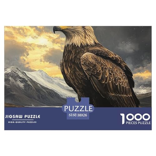 1000 Teile Adler Geschicklichkeitsspiel Puzzles Für Erwachsen Lernspiel Premium Quality Geschenke Für Erwachsene Und Kinder Ab 14 Jahren 38x26cm/1000pcs von UJSDVNNJJ