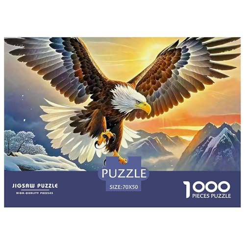 1000-Teile Adler Geschicklichkeitsspiel Puzzles Für Erwachsen Lernspiel Premium Quality Geschenke Für Erwachsene Und Kinder Ab 14 Jahren 70x50cm/1000pcs 1000-Teile Adler Geschicklichkeitsspiel Puzzles Für Erwachsen Lernspiel Premium Quality Geschenke Für Erwachsene Und Kinder Ab 14 Jahren 70x50cm/1000pcs von UJSDVNNJJ