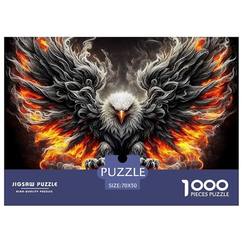 1000 Teile Adler Pädagogisches Spiel Puzzles Für Erwachsen Lernspiel Premium Quality Stress Abbauen Für Die Ganze Familie 70x50cm/1000pcs von UJSDVNNJJ