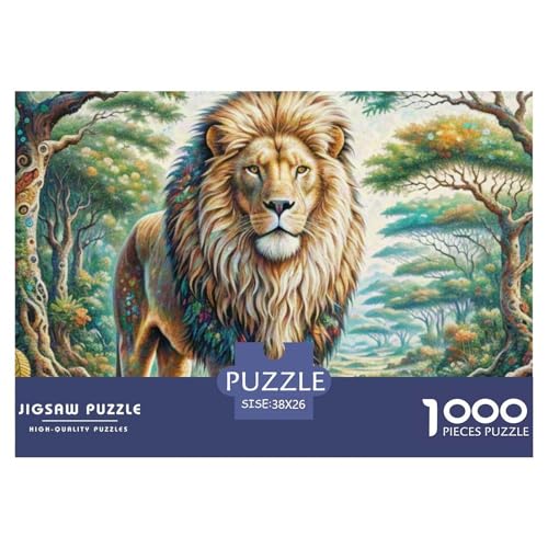 1000-Teile African Löwen Geschicklichkeitsspiel Puzzles Für Erwachsen Herausforderung Spielzeug Premium Quality Geschenke Für Die Ganze Familie 38x26cm/1000pcs 1000-Teile African Löwen Geschicklichkeitsspiel Puzzles Für Erwachsen Herausforderung Spielzeug Premium Quality Geschenke Für Die Ganze Familie 38x26cm/1000pcs von UJSDVNNJJ