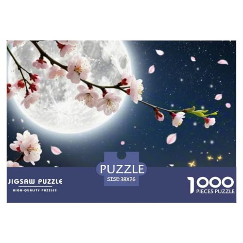 1000 Teile Aprikosenblüte Geschicklichkeitsspiel Puzzles Für Erwachsen Herausforderung Spielzeug Premium Quality Geschenke Für Die Ganze Familie 38x26cm/1000pcs von UJSDVNNJJ