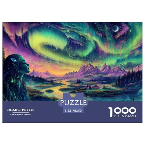 1000-Teile Aurora Pädagogisches Spiel Puzzles Für Erwachsen Lernspiel Premium Quality Geschenke Für Die Ganze Familie 70x50cm/1000pcs von UJSDVNNJJ