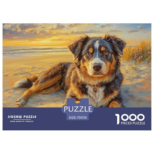1000 Teile Australischer Schäfer Geschicklichkeitsspiel Puzzles Für Erwachsen Lernspiel Premium Quality Geschenke Für Die Ganze Familie 70x50cm/1000pcs von UJSDVNNJJ