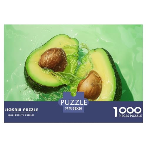 1000-Teile Avocado Geschicklichkeitsspiel Puzzles Für Erwachsen Lernspiel Premium Quality Geschenke Für Die Ganze Familie 38x26cm/1000pcs 1000-Teile Avocado Geschicklichkeitsspiel Puzzles Für Erwachsen Lernspiel Premium Quality Geschenke Für Die Ganze Familie 38x26cm/1000pcs von UJSDVNNJJ