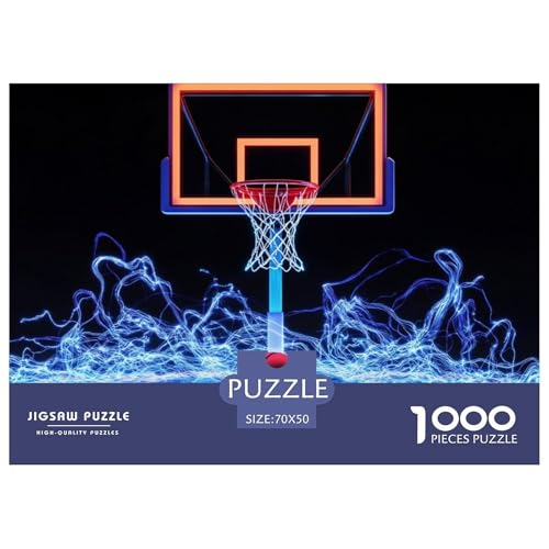 1000-Teile Basketball Geschicklichkeitsspiel Puzzles Für Erwachsen Herausforderung Spielzeug Premium Quality Geschenke Für Die Ganze Familie 70x50cm/1000pcs von UJSDVNNJJ
