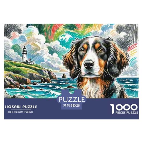 1000 Teile Bluthond Geschicklichkeitsspiel Puzzles Für Erwachsen Herausforderung Spielzeug Premium Quality Geschenke Für Die Ganze Familie 38x26cm/1000pcs von UJSDVNNJJ