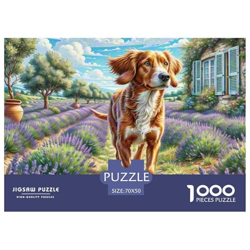 1000-Teile Bluthond Geschicklichkeitsspiel Puzzles Für Erwachsen Herausforderung Spielzeug Premium Quality Geschenke Für Die Ganze Familie 70x50cm/1000pcs von UJSDVNNJJ
