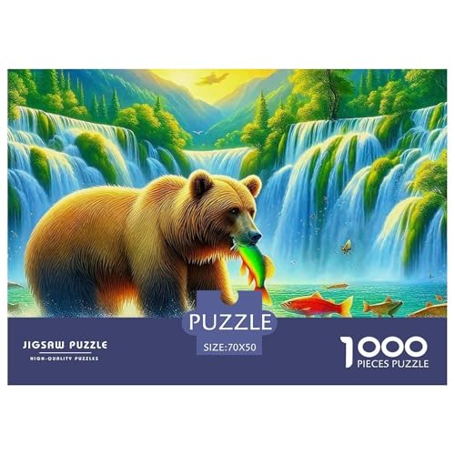 1000 Teile Braun Bär Pädagogisches Spiel Puzzles Für Erwachsen Lernspiel Premium Quality Stress Abbauen Für Erwachsene Und Kinder Ab 14 Jahren 70x50cm/1000pcs 1000 Teile Braun Bär Pädagogisches Spiel Puzzles Für Erwachsen Lernspiel Premium Quality Stress Abbauen Für Erwachsene Und Kinder Ab 14 Jahren 70x50cm/1000pcs von UJSDVNNJJ