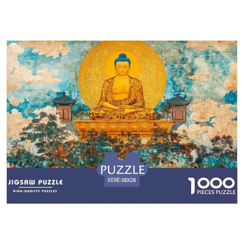 1000 Teile Buddha Geschicklichkeitsspiel Puzzles Für Erwachsen Herausforderung Spielzeug Premium Quality Stress Abbauen Für Die Ganze Familie 38x26cm/1000pcs 1000 Teile Buddha Geschicklichkeitsspiel Puzzles Für Erwachsen Herausforderung Spielzeug Premium Quality Stress Abbauen Für Die Ganze Familie 38x26cm/1000pcs von UJSDVNNJJ