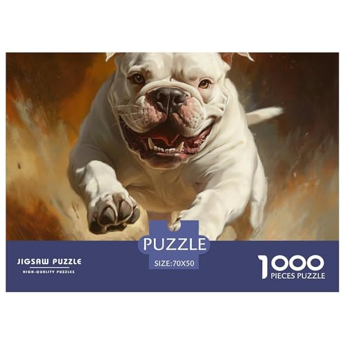 1000 Teile Bulldog Geschicklichkeitsspiel Puzzles Für Erwachsen Lernspiel Premium Quality Geschenke Für Die Ganze Familie 70x50cm/1000pcs von UJSDVNNJJ