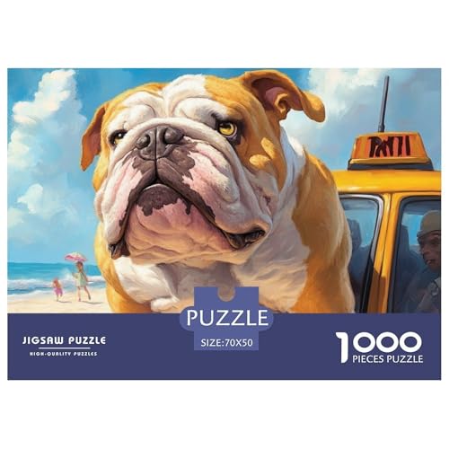 1000-Teile Bulldog Geschicklichkeitsspiel Puzzles Für Erwachsen Lernspiel Premium Quality Geschenke Für Erwachsene Und Kinder Ab 14 Jahren 70x50cm/1000pcs 1000-Teile Bulldog Geschicklichkeitsspiel Puzzles Für Erwachsen Lernspiel Premium Quality Geschenke Für Erwachsene Und Kinder Ab 14 Jahren 70x50cm/1000pcs von UJSDVNNJJ