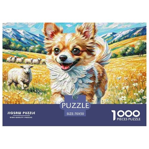 1000 Teile Chihuahua Geschicklichkeitsspiel Puzzles Für Erwachsen Lernspiel Premium Quality Geschenke Für Die Ganze Familie 70x50cm/1000pcs 1000 Teile Chihuahua Geschicklichkeitsspiel Puzzles Für Erwachsen Lernspiel Premium Quality Geschenke Für Die Ganze Familie 70x50cm/1000pcs von UJSDVNNJJ