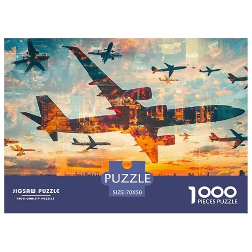 1000 Teile ComFledermaus Aircraft Geschicklichkeitsspiel Puzzles Für Erwachsen Lernspiel Premium Quality Geschenke Für Erwachsene Und Kinder Ab 14 Jahren 70x50cm/1000pcs 1000 Teile ComFledermaus Aircraft Geschicklichkeitsspiel Puzzles Für Erwachsen Lernspiel Premium Quality Geschenke Für Erwachsene Und Kinder Ab 14 Jahren 70x50cm/1000pcs von UJSDVNNJJ