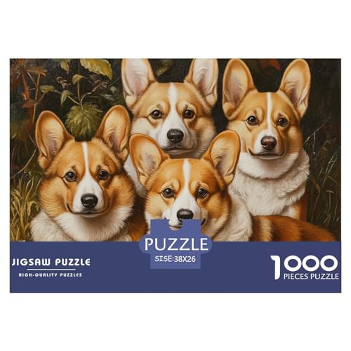 1000-Teile Corgi Geschicklichkeitsspiel Puzzles Für Erwachsen Lernspiel Premium Quality Stress Abbauen Für Die Ganze Familie 38x26cm/1000pcs 1000-Teile Corgi Geschicklichkeitsspiel Puzzles Für Erwachsen Lernspiel Premium Quality Stress Abbauen Für Die Ganze Familie 38x26cm/1000pcs von UJSDVNNJJ