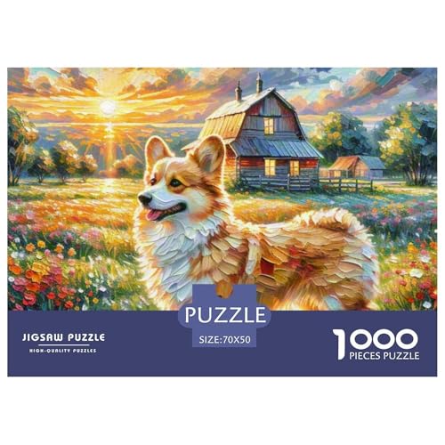1000-Teile Corgidoodle Geschicklichkeitsspiel Puzzles Für Erwachsen Lernspiel Premium Quality Geschenke Für Erwachsene Und Kinder Ab 14 Jahren 70x50cm/1000pcs 1000-Teile Corgidoodle Geschicklichkeitsspiel Puzzles Für Erwachsen Lernspiel Premium Quality Geschenke Für Erwachsene Und Kinder Ab 14 Jahren 70x50cm/1000pcs von UJSDVNNJJ