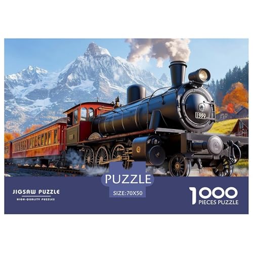 1000 Teile Dampfzug Geschicklichkeitsspiel Puzzles Für Erwachsen Herausforderung Spielzeug Premium Quality Stress Abbauen Für Die Ganze Familie 70x50cm/1000pcs 1000 Teile Dampfzug Geschicklichkeitsspiel Puzzles Für Erwachsen Herausforderung Spielzeug Premium Quality Stress Abbauen Für Die Ganze Familie 70x50cm/1000pcs von UJSDVNNJJ