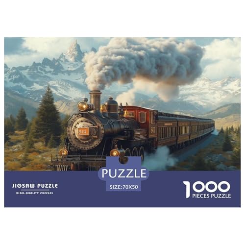 1000 Teile Dampfzug Geschicklichkeitsspiel Puzzles Für Erwachsen Herausforderung Spielzeug Premium Quality Stress Abbauen Für Erwachsene Und Kinder Ab 14 Jahren 70x50cm/1000pcs 1000 Teile Dampfzug Geschicklichkeitsspiel Puzzles Für Erwachsen Herausforderung Spielzeug Premium Quality Stress Abbauen Für Erwachsene Und Kinder Ab 14 Jahren 70x50cm/1000pcs von UJSDVNNJJ