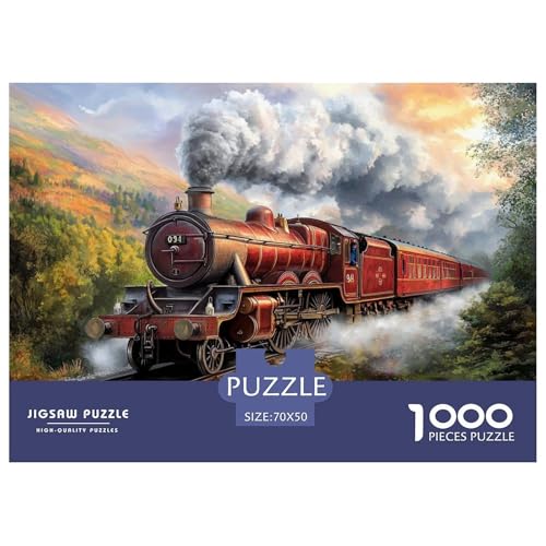 1000-Teile Dampfzug Geschicklichkeitsspiel Puzzles Für Erwachsen Herausforderung Spielzeug Premium Quality Stress Abbauen Für Erwachsene Und Kinder Ab 14 Jahren 70x50cm/1000pcs 1000-Teile Dampfzug Geschicklichkeitsspiel Puzzles Für Erwachsen Herausforderung Spielzeug Premium Quality Stress Abbauen Für Erwachsene Und Kinder Ab 14 Jahren 70x50cm/1000pcs von UJSDVNNJJ