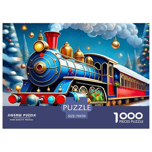 1000-Teile Dampfzug Geschicklichkeitsspiel Puzzles Für Erwachsen Lernspiel Premium Quality Geschenke Für Die Ganze Familie 70x50cm/1000pcs 1000-Teile Dampfzug Geschicklichkeitsspiel Puzzles Für Erwachsen Lernspiel Premium Quality Geschenke Für Die Ganze Familie 70x50cm/1000pcs von UJSDVNNJJ