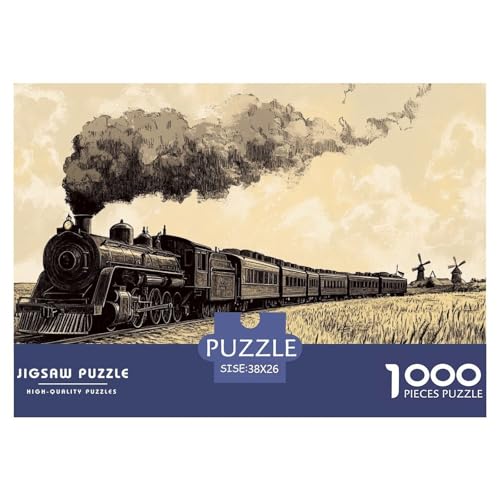 1000-Teile Dampfzug Pädagogisches Spiel Puzzles Für Erwachsen Herausforderung Spielzeug Premium Quality Stress Abbauen Für Die Ganze Familie 38x26cm/1000pcs 1000-Teile Dampfzug Pädagogisches Spiel Puzzles Für Erwachsen Herausforderung Spielzeug Premium Quality Stress Abbauen Für Die Ganze Familie 38x26cm/1000pcs von UJSDVNNJJ