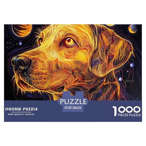 1000-Teile Der Labrador Retriever Geschicklichkeitsspiel Puzzles Für Erwachsen Lernspiel Premium Quality Geschenke Für Die Ganze Familie 38x26cm/1000pcs 1000-Teile Der Labrador Retriever Geschicklichkeitsspiel Puzzles Für Erwachsen Lernspiel Premium Quality Geschenke Für Die Ganze Familie 38x26cm/1000pcs von UJSDVNNJJ
