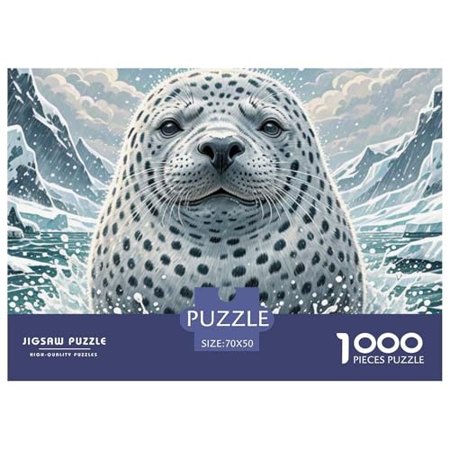 1000-Teile Dichtung Geschicklichkeitsspiel Puzzles Für Erwachsen Herausforderung Spielzeug Premium Quality Stress Abbauen Für Erwachsene Und Kinder Ab 14 Jahren 70x50cm/1000pcs von UJSDVNNJJ