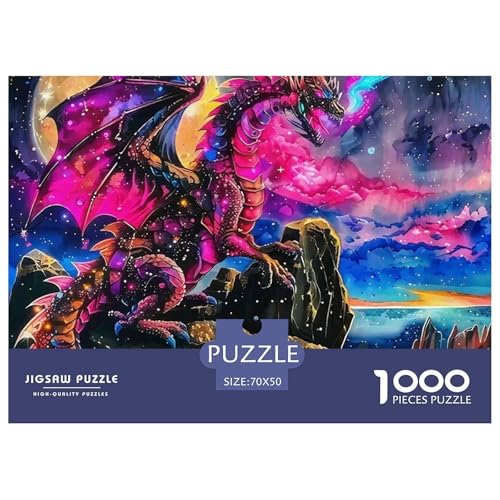 1000 Teile Drachen Geschicklichkeitsspiel Puzzles Für Erwachsen Lernspiel Premium Quality Geschenke Für Die Ganze Familie 70x50cm/1000pcs 1000 Teile Drachen Geschicklichkeitsspiel Puzzles Für Erwachsen Lernspiel Premium Quality Geschenke Für Die Ganze Familie 70x50cm/1000pcs von UJSDVNNJJ