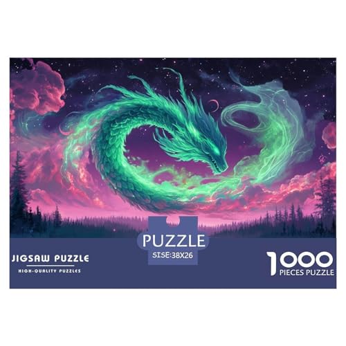 1000 Teile Drachen Pädagogisches Spiel Puzzles Für Erwachsen Lernspiel Premium Quality Stress Abbauen Für Die Ganze Familie 38x26cm/1000pcs 1000 Teile Drachen Pädagogisches Spiel Puzzles Für Erwachsen Lernspiel Premium Quality Stress Abbauen Für Die Ganze Familie 38x26cm/1000pcs von UJSDVNNJJ