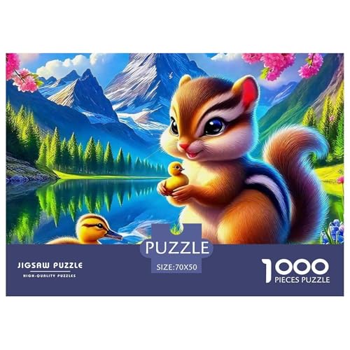 1000-Teile Eichhörnchen Geschicklichkeitsspiel Puzzles Für Erwachsen Lernspiel Premium Quality Geschenke Für Die Ganze Familie 70x50cm/1000pcs 1000-Teile Eichhörnchen Geschicklichkeitsspiel Puzzles Für Erwachsen Lernspiel Premium Quality Geschenke Für Die Ganze Familie 70x50cm/1000pcs von UJSDVNNJJ