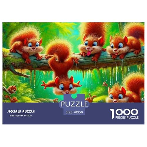 1000 Teile Eichhörnchen Geschicklichkeitsspiel Puzzles Für Erwachsen Lernspiel Premium Quality Geschenke Für Die Ganze Familie 70x50cm/1000pcs 1000 Teile Eichhörnchen Geschicklichkeitsspiel Puzzles Für Erwachsen Lernspiel Premium Quality Geschenke Für Die Ganze Familie 70x50cm/1000pcs von UJSDVNNJJ