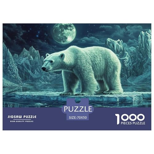 1000 Teile Eisbär Geschicklichkeitsspiel Puzzles Für Erwachsen Lernspiel Premium Quality Stress Abbauen Für Die Ganze Familie 70x50cm/1000pcs 1000 Teile Eisbär Geschicklichkeitsspiel Puzzles Für Erwachsen Lernspiel Premium Quality Stress Abbauen Für Die Ganze Familie 70x50cm/1000pcs von UJSDVNNJJ