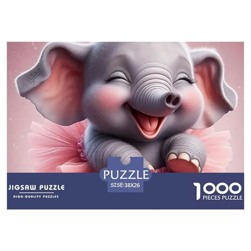 1000 Teile Elefanten Geschicklichkeitsspiel Puzzles Für Erwachsen Herausforderung Spielzeug Premium Quality Geschenke Für Die Ganze Familie 38x26cm/1000pcs 1000 Teile Elefanten Geschicklichkeitsspiel Puzzles Für Erwachsen Herausforderung Spielzeug Premium Quality Geschenke Für Die Ganze Familie 38x26cm/1000pcs von UJSDVNNJJ