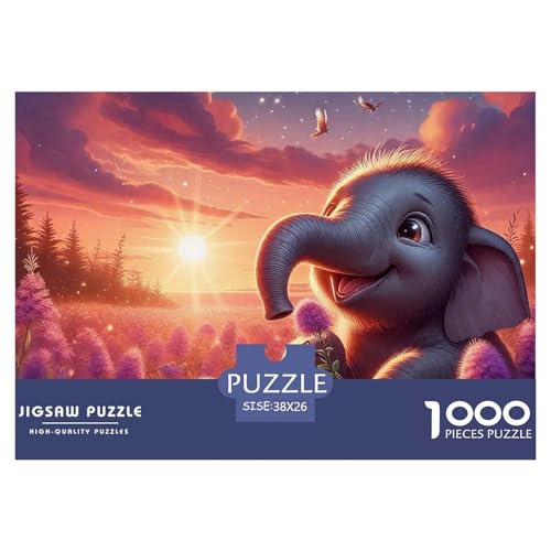 1000 Teile Elefanten Geschicklichkeitsspiel Puzzles Für Erwachsen Lernspiel Premium Quality Geschenke Für Die Ganze Familie 38x26cm/1000pcs 1000 Teile Elefanten Geschicklichkeitsspiel Puzzles Für Erwachsen Lernspiel Premium Quality Geschenke Für Die Ganze Familie 38x26cm/1000pcs von UJSDVNNJJ