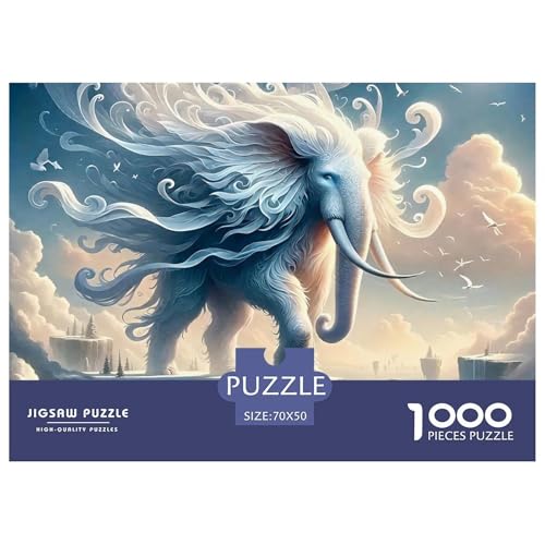 1000 Teile Elefanten Geschicklichkeitsspiel Puzzles Für Erwachsen Lernspiel Premium Quality Geschenke Für Die Ganze Familie 70x50cm/1000pcs 1000 Teile Elefanten Geschicklichkeitsspiel Puzzles Für Erwachsen Lernspiel Premium Quality Geschenke Für Die Ganze Familie 70x50cm/1000pcs von UJSDVNNJJ