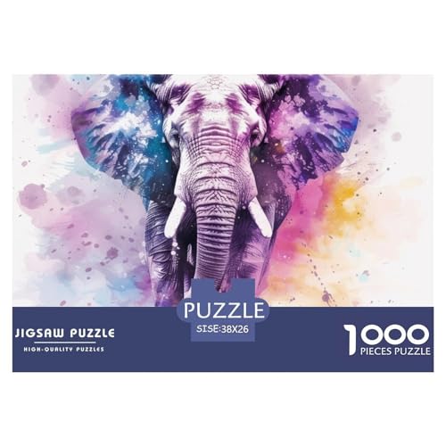 1000-Teile Elefanten Pädagogisches Spiel Puzzles Für Erwachsen Lernspiel Premium Quality Geschenke Für Die Ganze Familie 38x26cm/1000pcs 1000-Teile Elefanten Pädagogisches Spiel Puzzles Für Erwachsen Lernspiel Premium Quality Geschenke Für Die Ganze Familie 38x26cm/1000pcs von UJSDVNNJJ