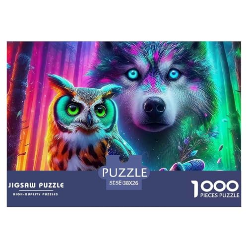 1000-Teile Eule Geschicklichkeitsspiel Puzzles Für Erwachsen Lernspiel Premium Quality Geschenke Für Die Ganze Familie 38x26cm/1000pcs 1000-Teile Eule Geschicklichkeitsspiel Puzzles Für Erwachsen Lernspiel Premium Quality Geschenke Für Die Ganze Familie 38x26cm/1000pcs von UJSDVNNJJ