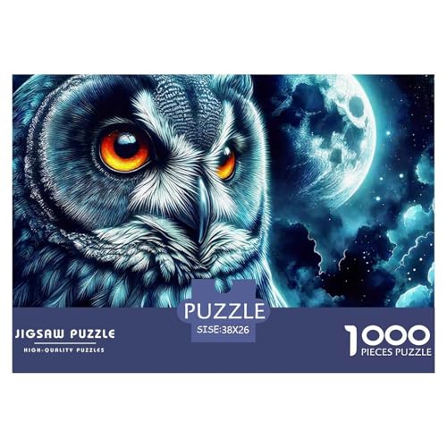1000 Teile Eule Geschicklichkeitsspiel Puzzles Für Erwachsen Lernspiel Premium Quality Geschenke Für Erwachsene Und Kinder Ab 14 Jahren 38x26cm/1000pcs 1000 Teile Eule Geschicklichkeitsspiel Puzzles Für Erwachsen Lernspiel Premium Quality Geschenke Für Erwachsene Und Kinder Ab 14 Jahren 38x26cm/1000pcs von UJSDVNNJJ