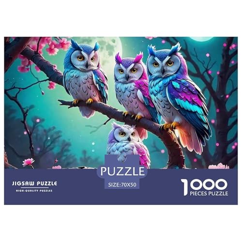1000 Teile Eule Geschicklichkeitsspiel Puzzles Für Erwachsen Lernspiel Premium Quality Geschenke Für Erwachsene Und Kinder Ab 14 Jahren 70x50cm/1000pcs 1000 Teile Eule Geschicklichkeitsspiel Puzzles Für Erwachsen Lernspiel Premium Quality Geschenke Für Erwachsene Und Kinder Ab 14 Jahren 70x50cm/1000pcs von UJSDVNNJJ