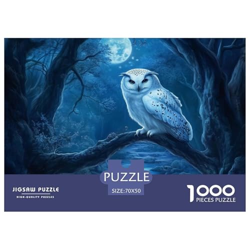 1000 Teile Eule Pädagogisches Spiel Puzzles Für Erwachsen Lernspiel Premium Quality Geschenke Für Erwachsene Und Kinder Ab 14 Jahren 70x50cm/1000pcs von UJSDVNNJJ