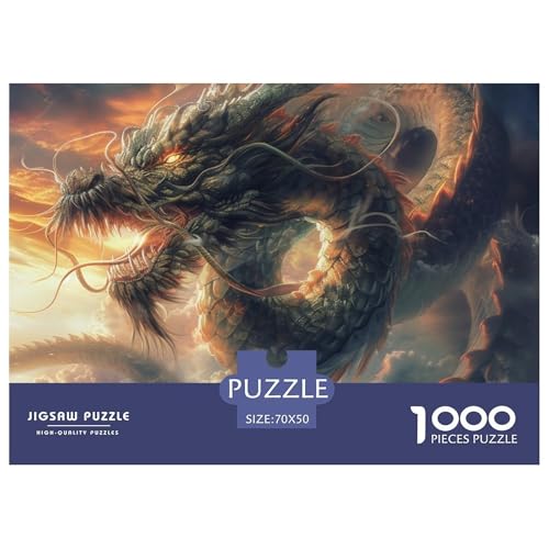 1000 Teile Evil Drachen Pädagogisches Spiel Puzzles Für Erwachsen Herausforderung Spielzeug Premium Quality Stress Abbauen Für Erwachsene Und Kinder Ab 14 Jahren 70x50cm/1000pcs 1000 Teile Evil Drachen Pädagogisches Spiel Puzzles Für Erwachsen Herausforderung Spielzeug Premium Quality Stress Abbauen Für Erwachsene Und Kinder Ab 14 Jahren 70x50cm/1000pcs von UJSDVNNJJ