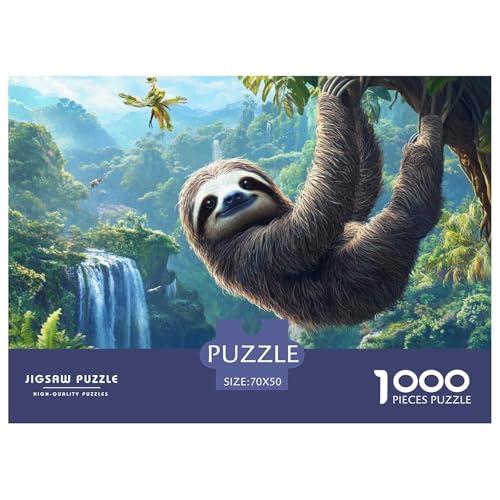 1000 Teile Faulheit Pädagogisches Spiel Puzzles Für Erwachsen Herausforderung Spielzeug Premium Quality Geschenke Für Erwachsene Und Kinder Ab 14 Jahren 70x50cm/1000pcs von UJSDVNNJJ