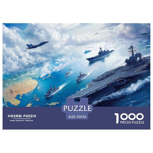 1000-Teile Flugzeugträger Geschicklichkeitsspiel Puzzles Für Erwachsen Lernspiel Premium Quality Geschenke Für Die Ganze Familie 70x50cm/1000pcs 1000-Teile Flugzeugträger Geschicklichkeitsspiel Puzzles Für Erwachsen Lernspiel Premium Quality Geschenke Für Die Ganze Familie 70x50cm/1000pcs von UJSDVNNJJ