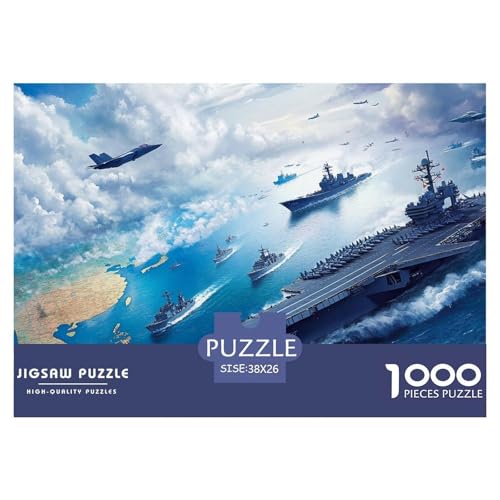 1000-Teile Flugzeugträger Pädagogisches Spiel Puzzles Für Erwachsen Lernspiel Premium Quality Stress Abbauen Für Die Ganze Familie 38x26cm/1000pcs 1000-Teile Flugzeugträger Pädagogisches Spiel Puzzles Für Erwachsen Lernspiel Premium Quality Stress Abbauen Für Die Ganze Familie 38x26cm/1000pcs von UJSDVNNJJ