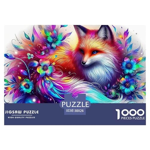 1000-Teile Fox Geschicklichkeitsspiel Puzzles Für Erwachsen Herausforderung Spielzeug Premium Quality Stress Abbauen Für Die Ganze Familie 38x26cm/1000pcs 1000-Teile Fox Geschicklichkeitsspiel Puzzles Für Erwachsen Herausforderung Spielzeug Premium Quality Stress Abbauen Für Die Ganze Familie 38x26cm/1000pcs von UJSDVNNJJ