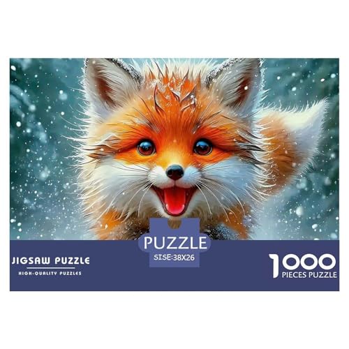 1000 Teile Fox Geschicklichkeitsspiel Puzzles Für Erwachsen Lernspiel Premium Quality Geschenke Für Die Ganze Familie 38x26cm/1000pcs 1000 Teile Fox Geschicklichkeitsspiel Puzzles Für Erwachsen Lernspiel Premium Quality Geschenke Für Die Ganze Familie 38x26cm/1000pcs von UJSDVNNJJ