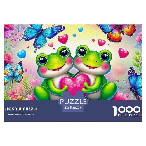 1000 Teile Frosch Geschicklichkeitsspiel Puzzles Für Erwachsen Lernspiel Premium Quality Geschenke Für Die Ganze Familie 38x26cm/1000pcs 1000 Teile Frosch Geschicklichkeitsspiel Puzzles Für Erwachsen Lernspiel Premium Quality Geschenke Für Die Ganze Familie 38x26cm/1000pcs von UJSDVNNJJ