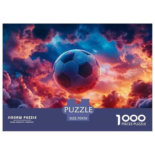 1000 Teile Fußball Pädagogisches Spiel Puzzles Für Erwachsen Lernspiel Premium Quality Stress Abbauen Für Erwachsene Und Kinder Ab 14 Jahren 70x50cm/1000pcs von UJSDVNNJJ
