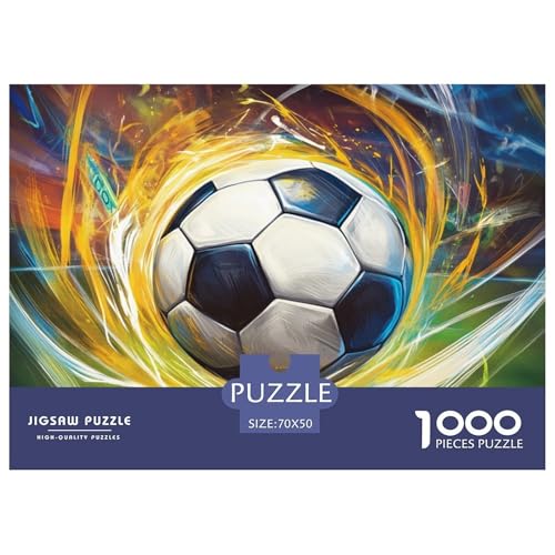 1000 Teile Fußball Pädagogisches Spiel Puzzles Für Erwachsen Lernspiel Premium Quality Stress Abbauen Für Erwachsene Und Kinder Ab 14 Jahren 70x50cm/1000pcs von UJSDVNNJJ